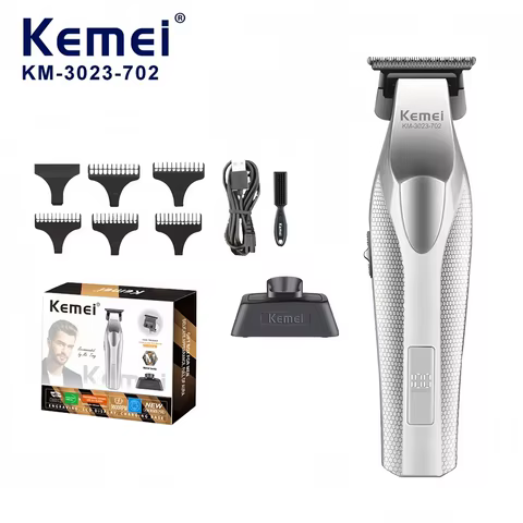 Kemei KM-3023-702 Máquina de Corte de Cabelo Profissional
