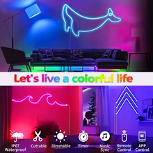 Fita LED Neon TUYA RGB USB Thumbnail 5