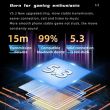 Fone Bluetooth TWS com Tela LED Thumbnail 4