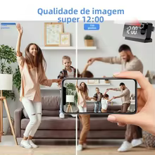 Mini Câmera de Relógio FHD 1080P WiFi Thumbnail 4