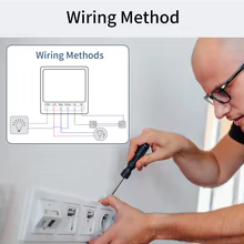 Interruptor Inteligente WiFi Tuya com Controle Remoto Thumbnail 3