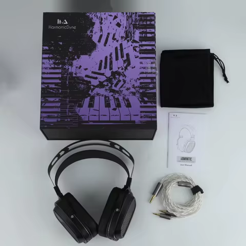 Fones Over-Ear HarmonicDyne Bamboo