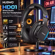 Fones NUBWO HD01 Estúdio Thumbnail 1