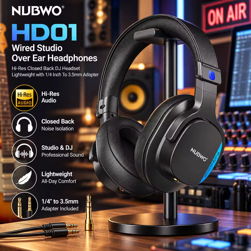 Fones NUBWO HD01 Estúdio