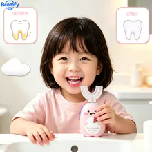 Escova de Dentes Elétrica Infantil Recarregável Thumbnail 1