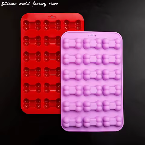 Molde Silicone Osso Cão