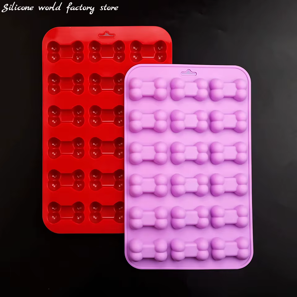 Molde Silicone Osso Cão