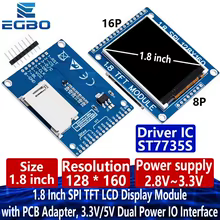 Módulo LCD TFT 1.8" 128x64 SPI Thumbnail 1