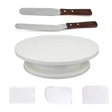 Kit Mesa Giratória e Ferramentas de Bolo Thumbnail 3