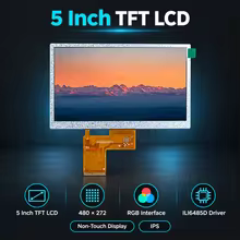 Módulo LCD TFT 5 Polegadas Thumbnail 1