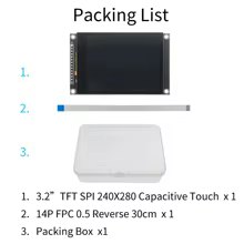 Módulo LCD TFT 3.2" com Toque SPI Thumbnail 6