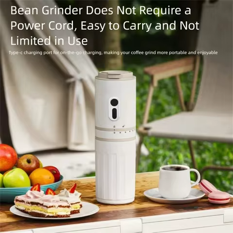 Máquina de Café Portátil com Moedor
