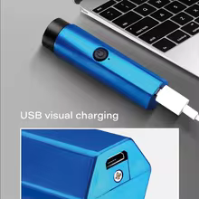 Barbeador Elétrico Portátil USB Thumbnail 3