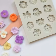 Molde Girassol Rosa Silicone 3D Thumbnail 6