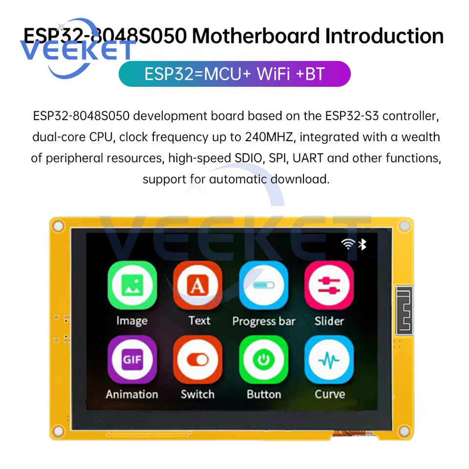 ESP32-S3 com Tela RGB e Conectividade IoT
