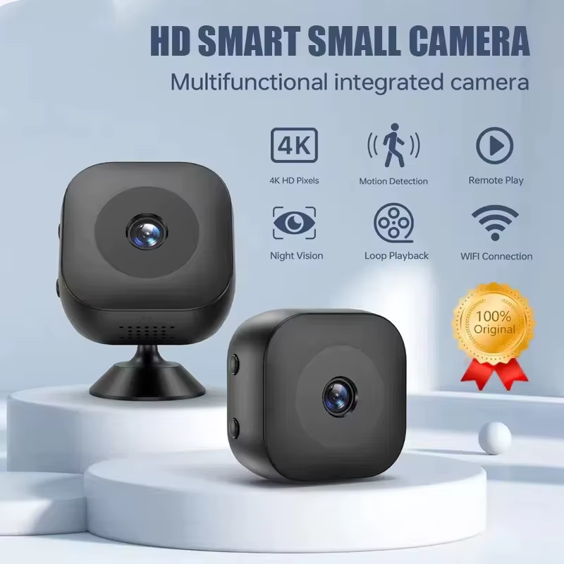 Câmera Mini 4K Wi-Fi Segurança