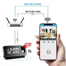 Mini Câmera de Relógio FHD 1080P WiFi Thumbnail 3