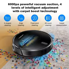Robô Aspirador LIECTROUX M200 com Autovazamento e Controle Wi-Fi Thumbnail 3