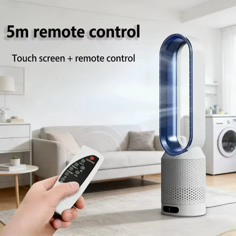 Ventilador de Torre Sem Hélices com Filtragem de Ar