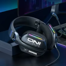 Headset Gamer Over-Ear com Microfone Removível Thumbnail 1