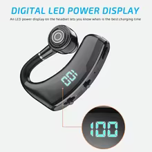 Fone Bluetooth 5.2 Gancho LED IPX5 Thumbnail 4