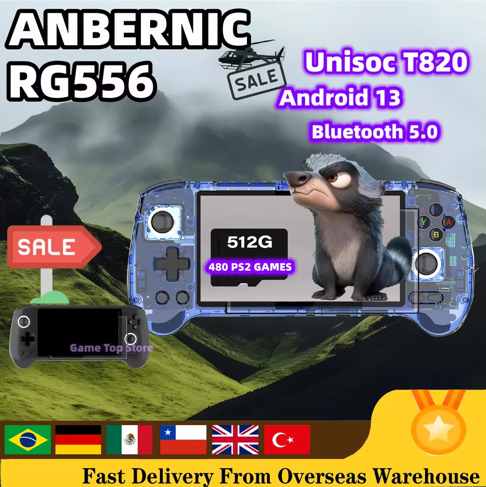 Console Portátil RG556 AMOLED