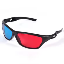 Óculos 3D Vermelho Azul 5 Pares Thumbnail 5