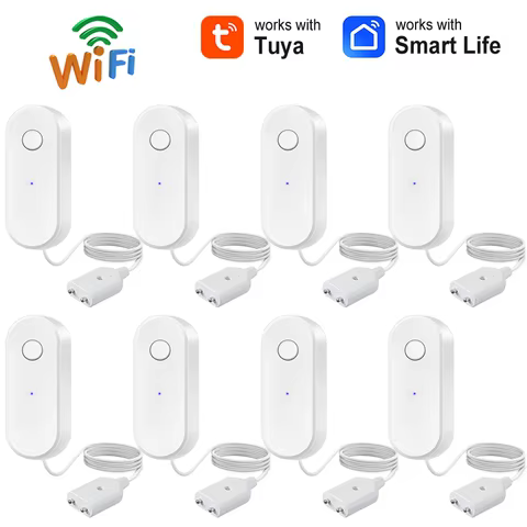 Sensor Detector de Água Wi-Fi Tuya