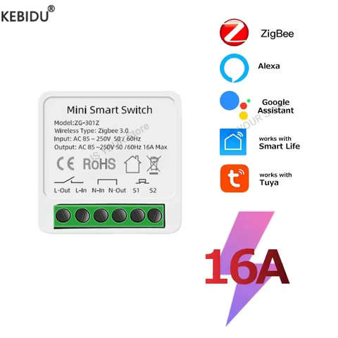Interruptor Inteligente Zigbee 2 Vias