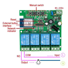 Interruptor Inteligente 4CH WiFi Thumbnail 6