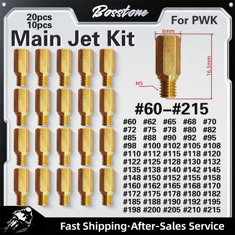 Kit Bicos Principais Carburador Motocicleta 20 Peças