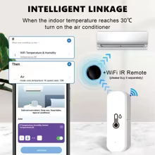 Sensor WiFi Temperatura e Umidade Tuya Thumbnail 4