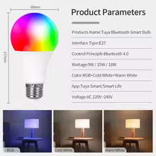 Lâmpada LED Inteligente RGB Tuya Thumbnail 6