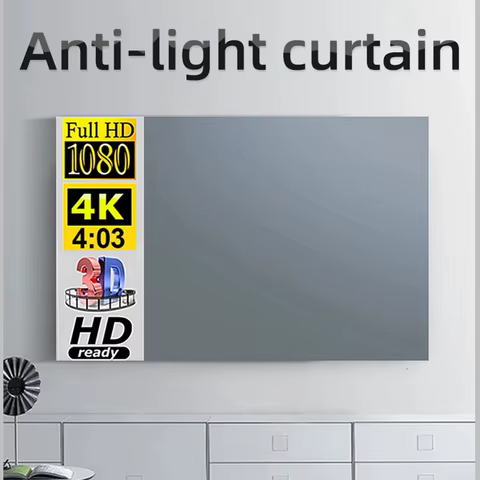 Tela de Projeção 4K Antirreflexo