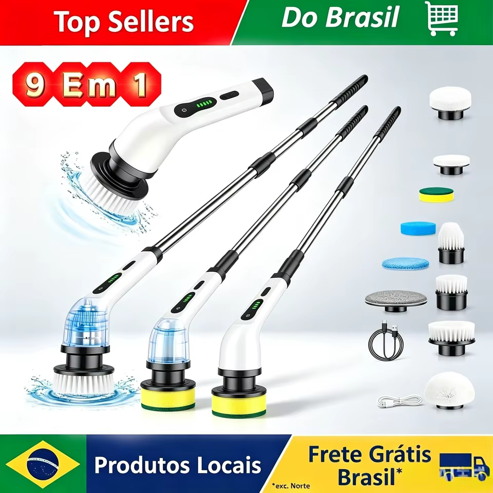Escova Elétrica Multifuncional
