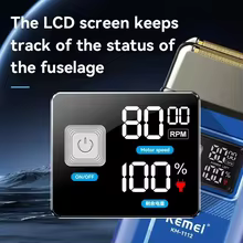 Kemei KM-1112 Barbeador Elétrico IPX5 Thumbnail 4