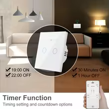 Interruptor Inteligente Wi-Fi 2 Vias RF433 Thumbnail 3