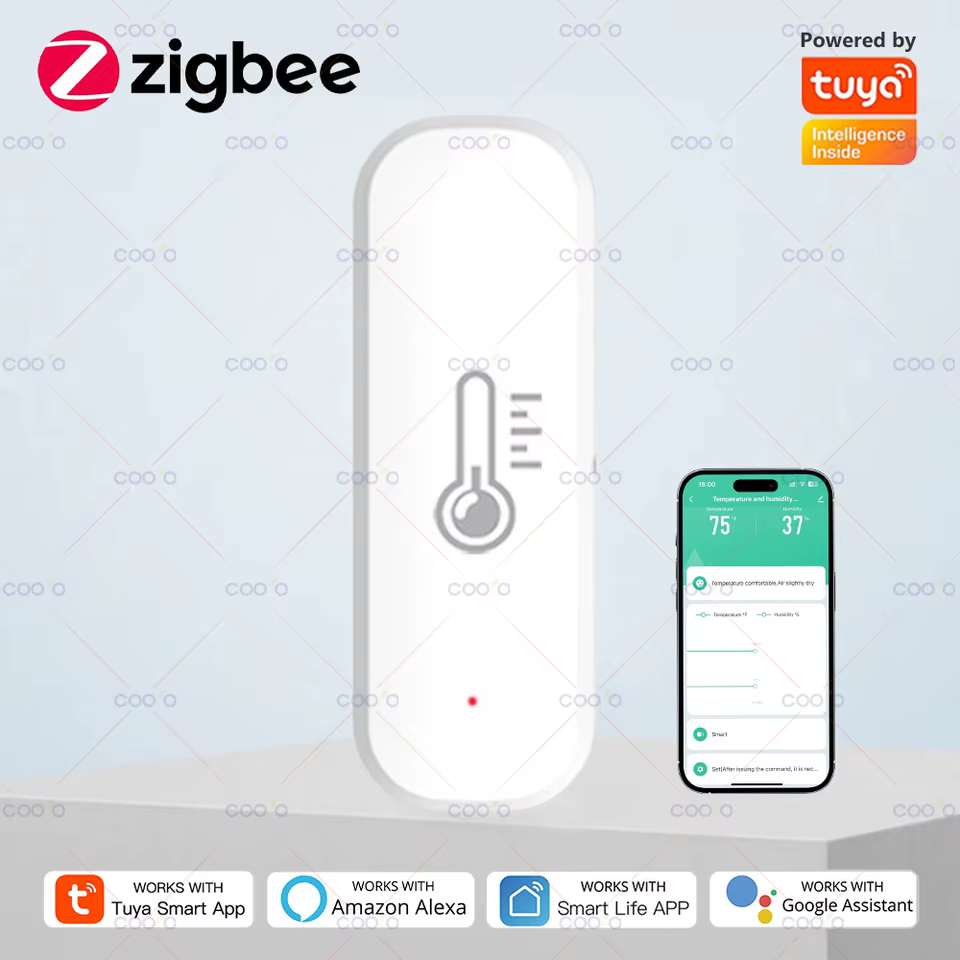 Sensor Zigbee Tuya Temperatura e Umidade