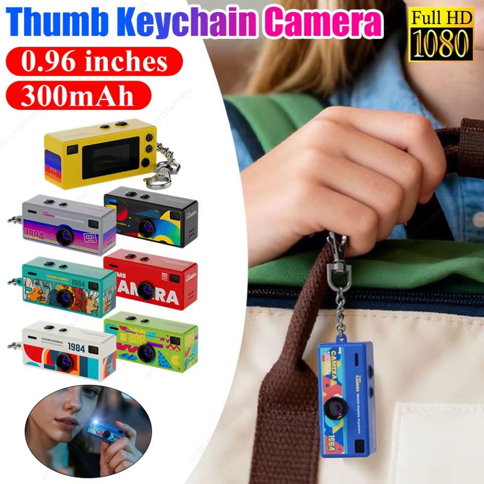 Câmera Mini 1080P Chaveiro