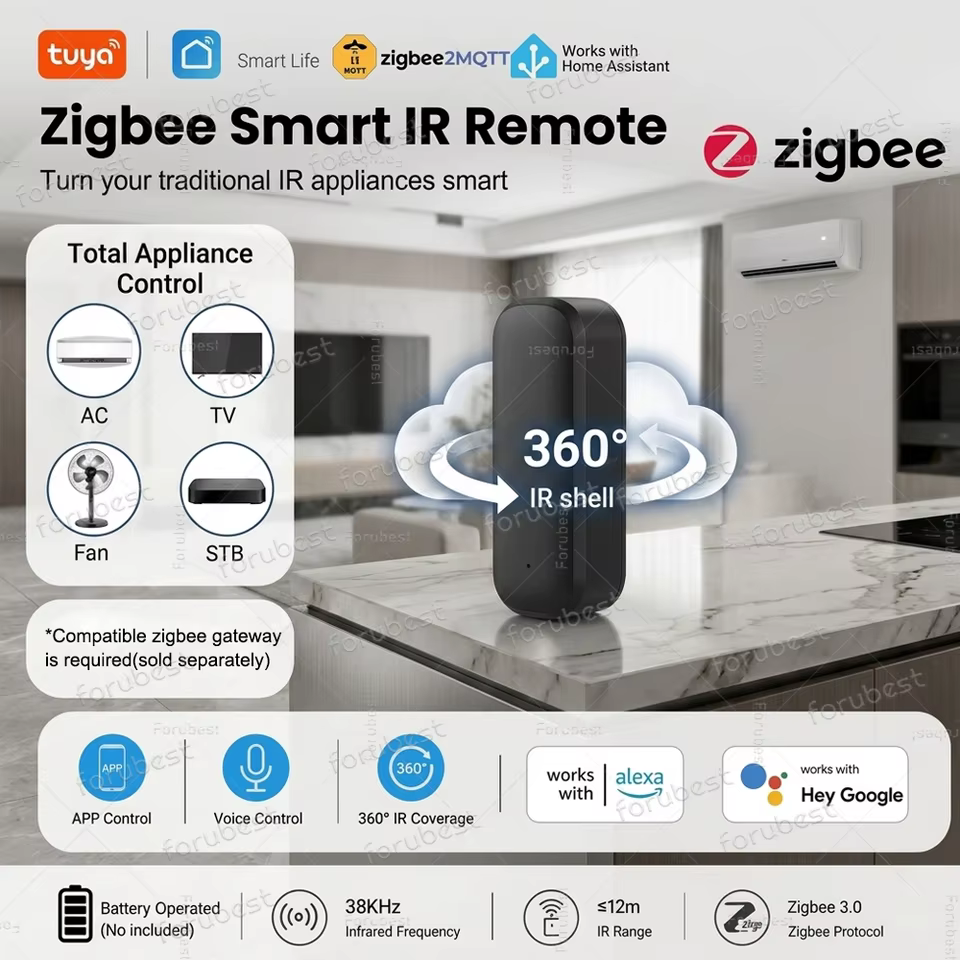 Controle Zigbee IR Universal Tuya