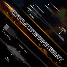 Fone Gamer ONIKUMA LED RGB Thumbnail 6
