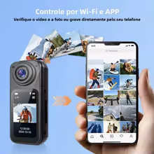 Câmera Esportiva Mini 2.7K WIFI Thumbnail 5