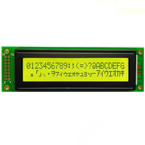 Módulo LCD 20x2 LED Amarelo 5V
