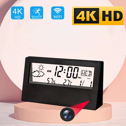 Câmera WiFi 4K HD Mini