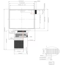 Tela LCD TFT 3.5" GPS 54 Pinos Thumbnail 5