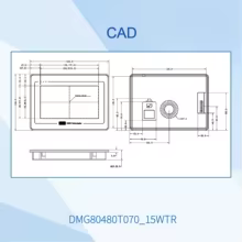 Módulo DWIN TFT LCD 7" Touchscreen Thumbnail 5