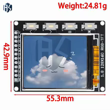 TFT LCD 1.8" 128x160 SPI Thumbnail 3