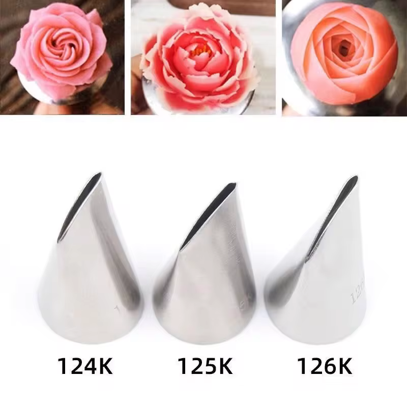 Bocais de Rosa Pétala Kit 3 Peças