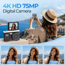 Câmera Digital 4K Vlogging 75MP Thumbnail 2