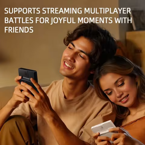 Console de Jogos Portátil E5 Ultra Retro, Tela IPS Touch de 5 Polegadas, Player de Jogos Portátil com WiFi 2.4G, Emulador Clássico de Jogos na Nuvem